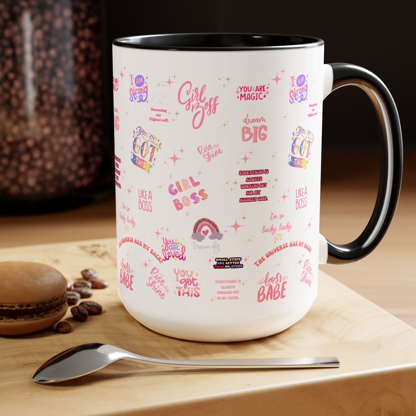 Girl Boss Positive affirmations Coffee Mug boss babe mug birthday gift girlfriend gift boss mug gift for her Mugs tea Christmas gift 15oz