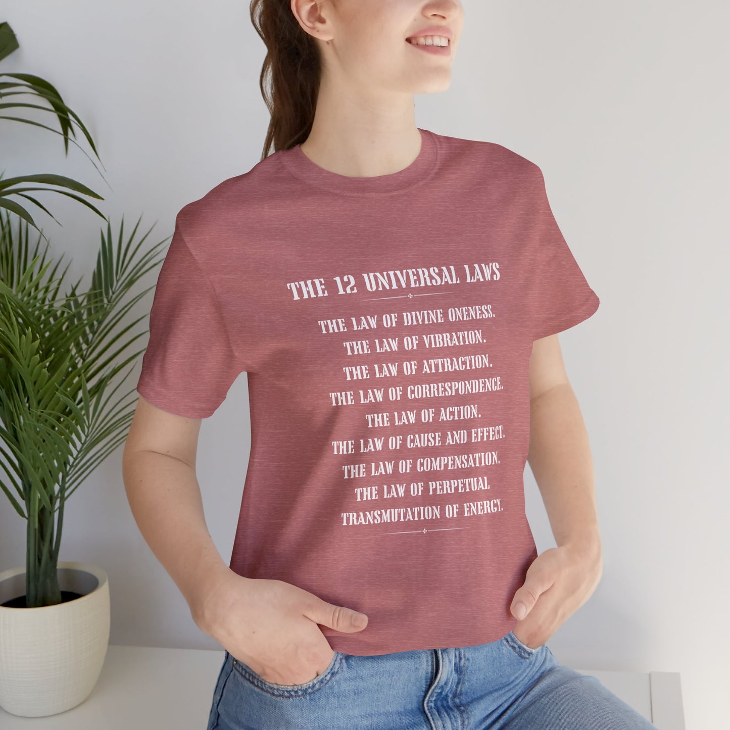 Laws of the universe shirt Delulu Land shirt manifesting shirt girlboss shirt funny shirt vacay vibes shirt mama Unisex best friend vacation