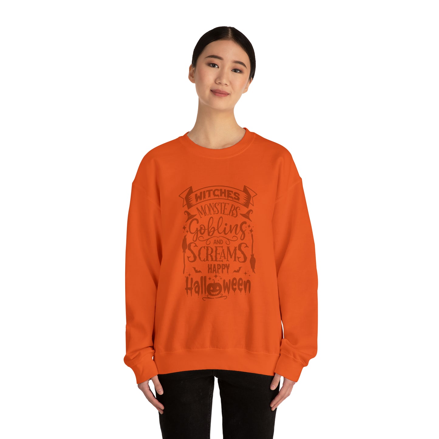 Witches Monsters Halloween Sweatshirt Ghostface Shirt Funny Halloween Horror Shirt Halloween Women's Sweatshirt Funny Halloween Tee Unisex