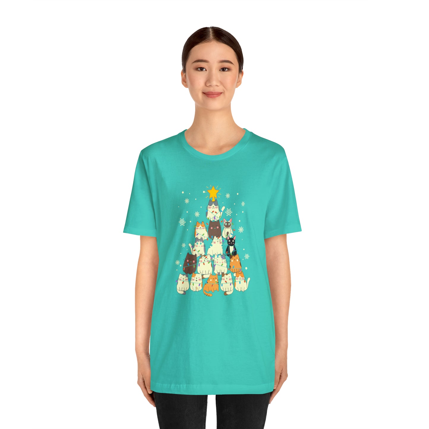 Cat Christmas shirt funny Meow kitty tee Matching Family Christmas Shirt Family Christmas Shirt Matching Xmas Tees Custom Christmas