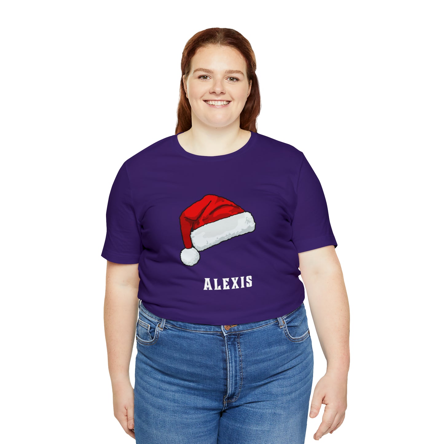 Matching Family Christmas Shirts, Santa claus Hat family tshirts Family Christmas Shirt, Matching Xmas Tees Custom Christmas T shirt photos