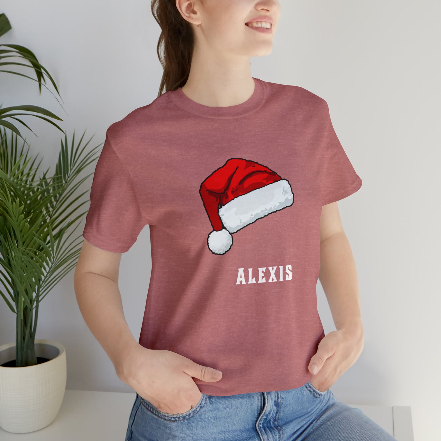 Matching Family Christmas Shirts, Santa claus Hat family tshirts Family Christmas Shirt, Matching Xmas Tees Custom Christmas T shirt photos