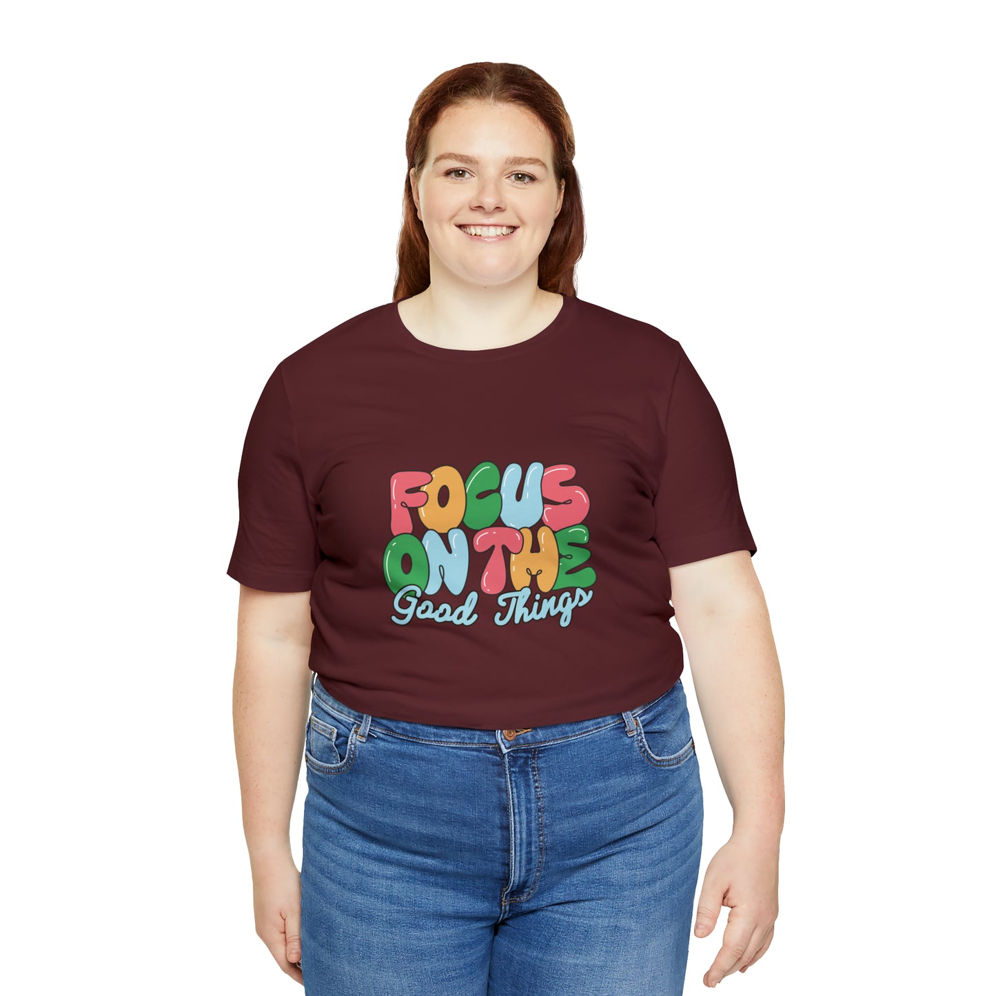 Focus on the good things shirt positive vibes shirt good vibes tee yogawear zen clothes bohemian top Women's Christmas gift for her for him