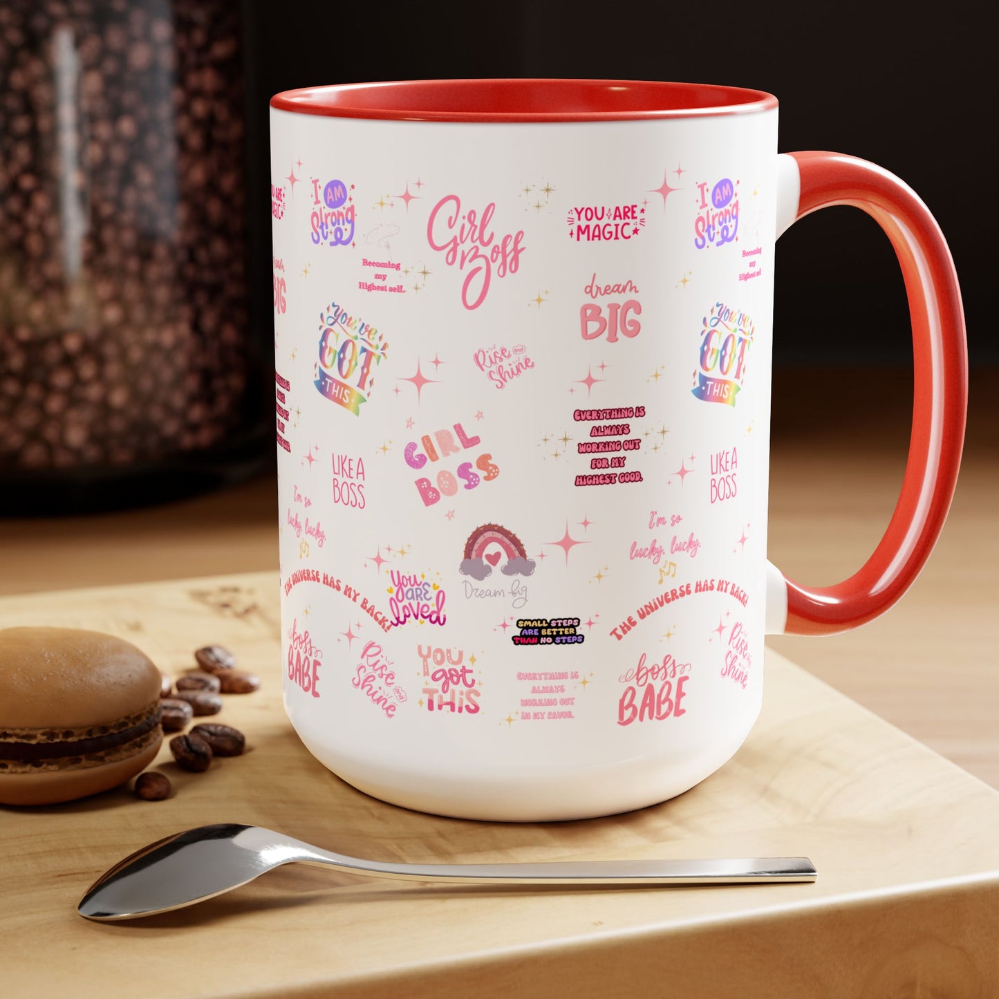 Girl Boss Positive affirmations Coffee Mug boss babe mug birthday gift girlfriend gift boss mug gift for her Mugs tea Christmas gift 15oz