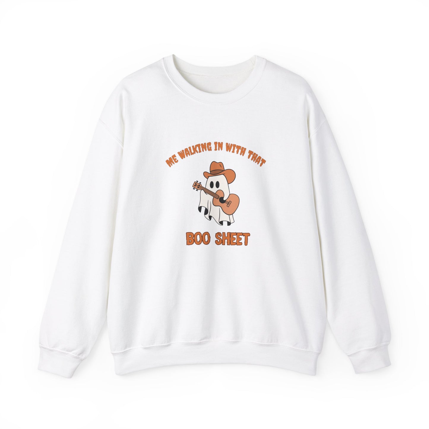 Funny Boo sheet sweater Halloween sweater ghost fallleaves sweater Halloween Sweatshirt  shirt Era Tour sweater best friend gift Unisex gift
