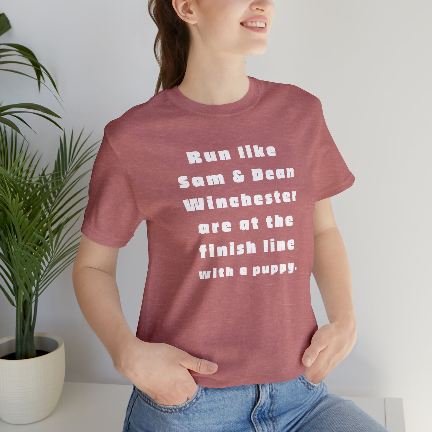 Winchester fans work out shirt Gym top sam and dean Tshirt Gift for her Gift for him Funny gift for her gift for him yoga Women's Tee