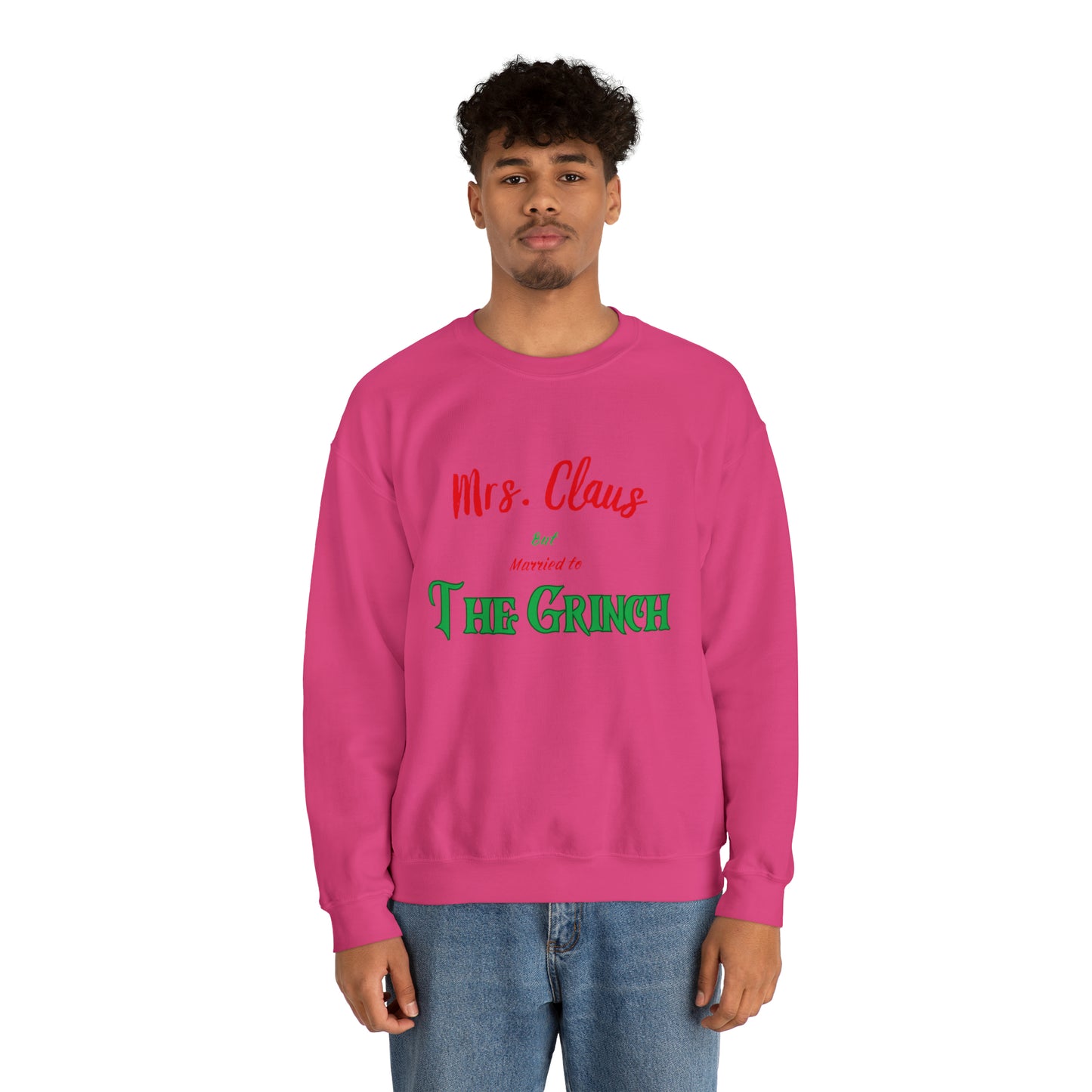 Mrs Claus sweater married to the grinch sweatshirt Merry Christmas Sweatshirt for Women Christmas Shirt Holiday Christmas gift for her