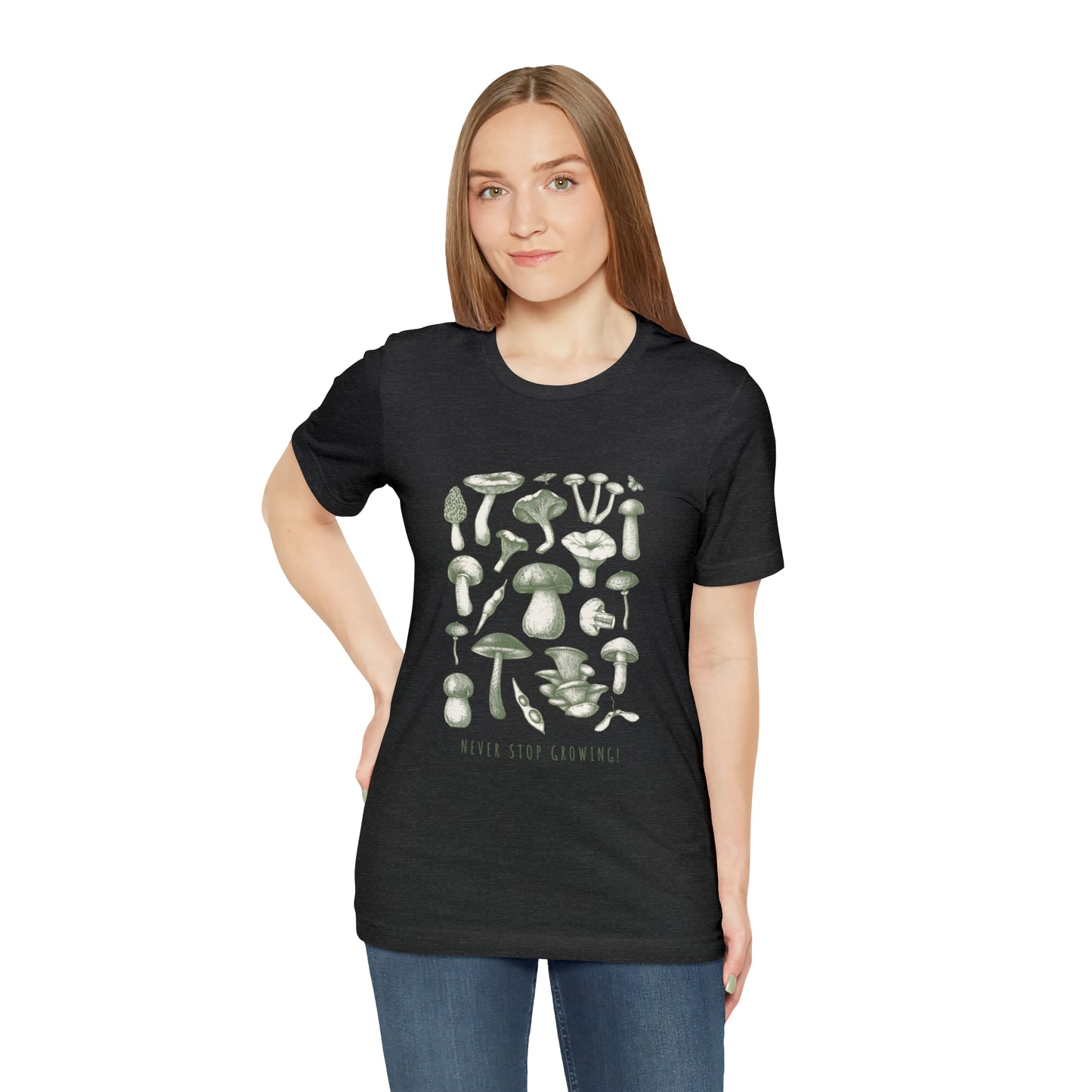 Mushroom tshirt book lover herbology Tshirt Shirt Halloween Gift for Cat Lover Gift for Cat Mom Gift