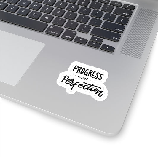 Motivational sticker progress not perfection sticker bestie gift motivation gift bottlewater sticker gift bestfriend gift Kiss-Cut Stickers