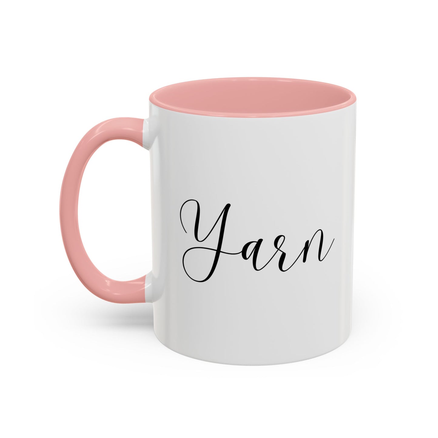Yarn lover gift black mug Crochet lover gift yarn lover gift knitting gift coffee lover gift tea gift for her gift for him Coffee Mug 11oz