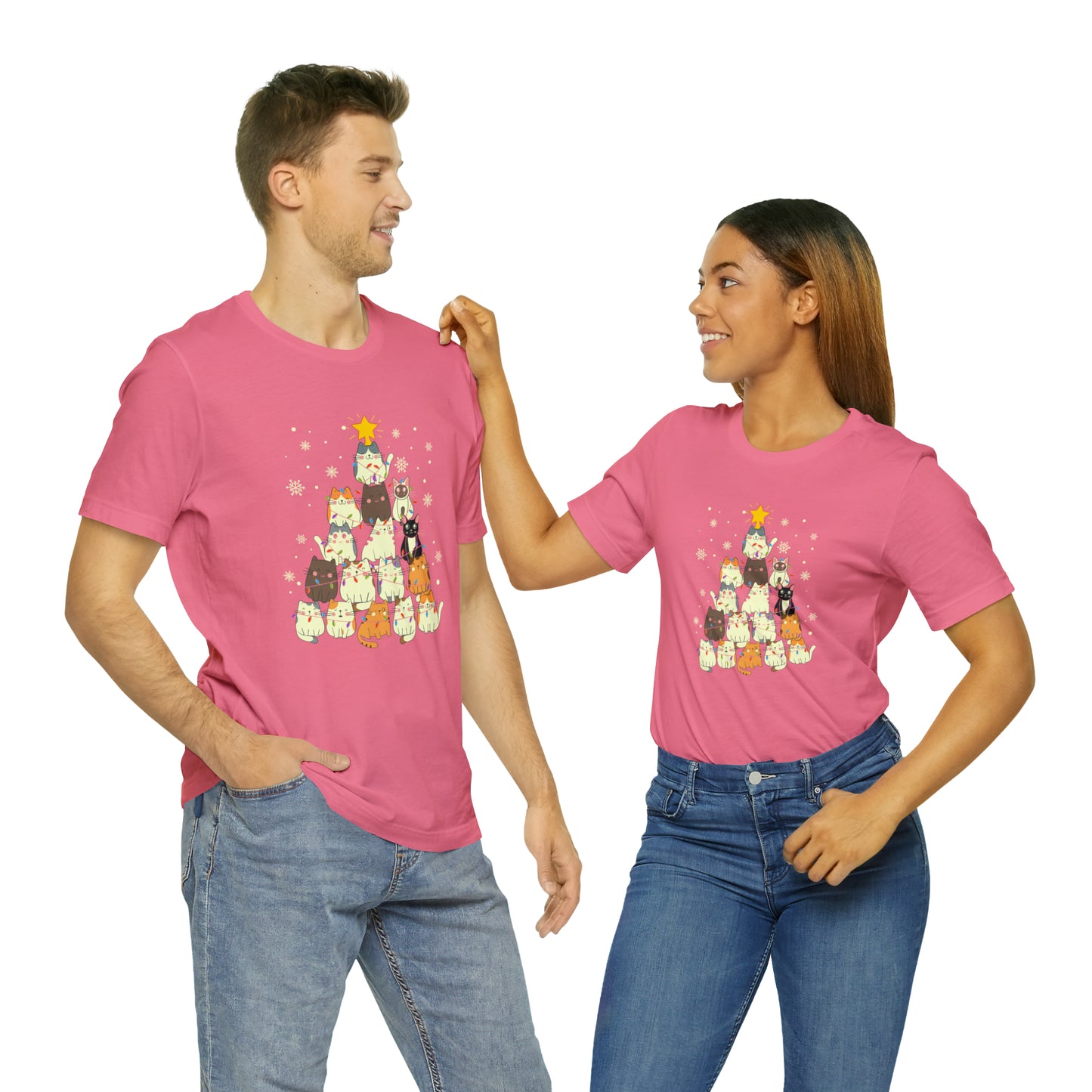 Cat Christmas shirt funny Meow kitty tee Matching Family Christmas Shirt Family Christmas Shirt Matching Xmas Tees Custom Christmas