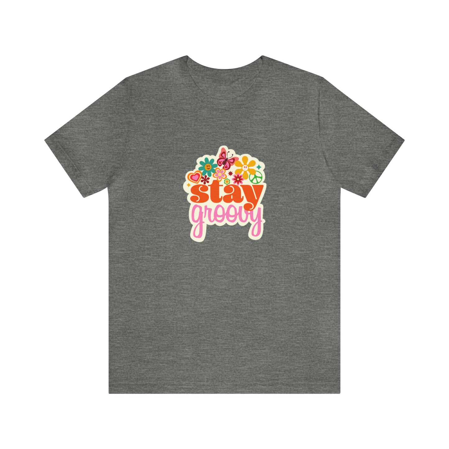 Stay Groovy t-shirt, Hippie shirt, good vibes shirt, summer fun style gift,travel shirt,best friend trip vacation trip