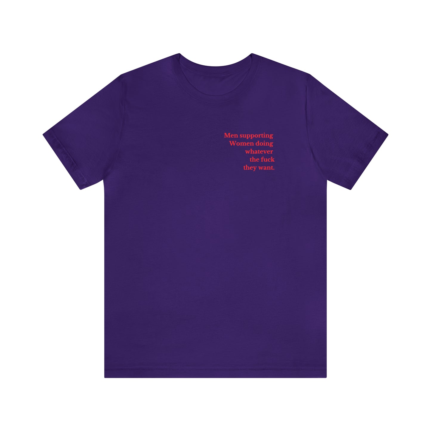 Men supporting women shirt gift for him Christmas gift Party