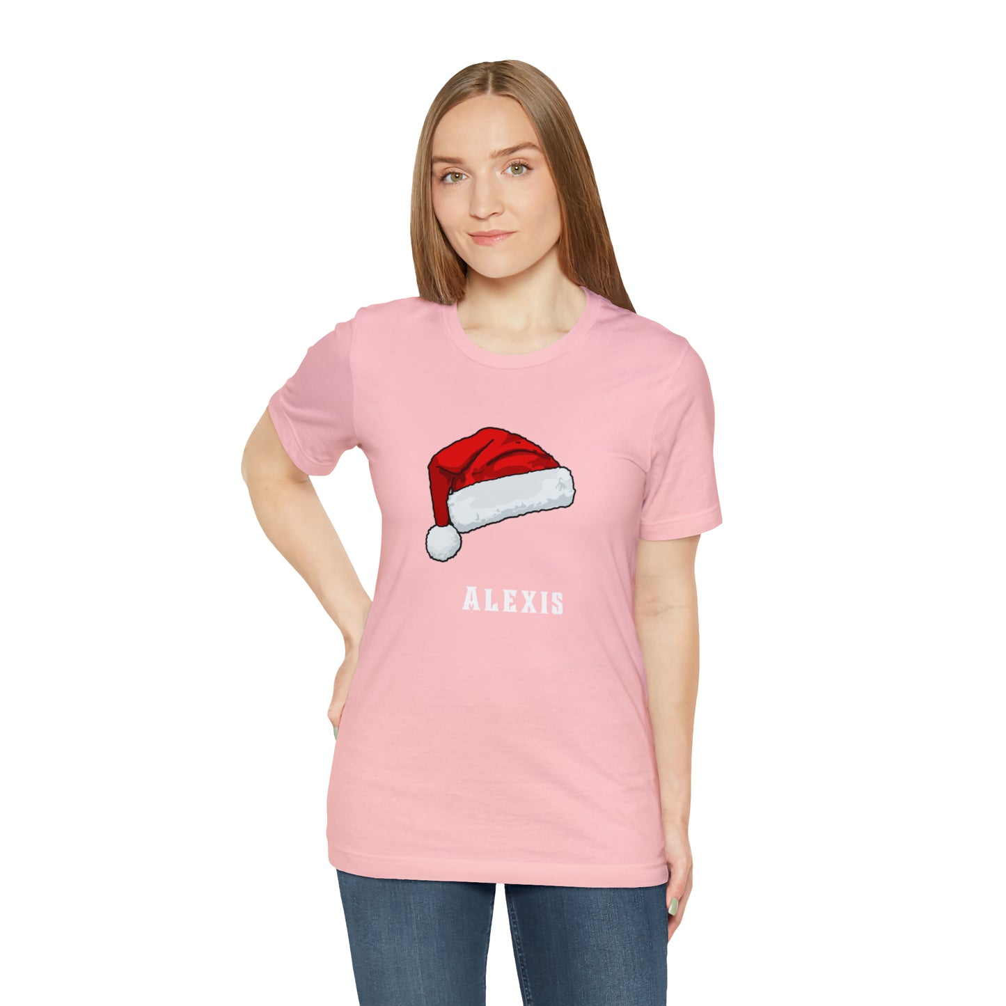 Matching Family Christmas Shirts, Santa claus Hat family tshirts Family Christmas Shirt, Matching Xmas Tees Custom Christmas T shirt photos
