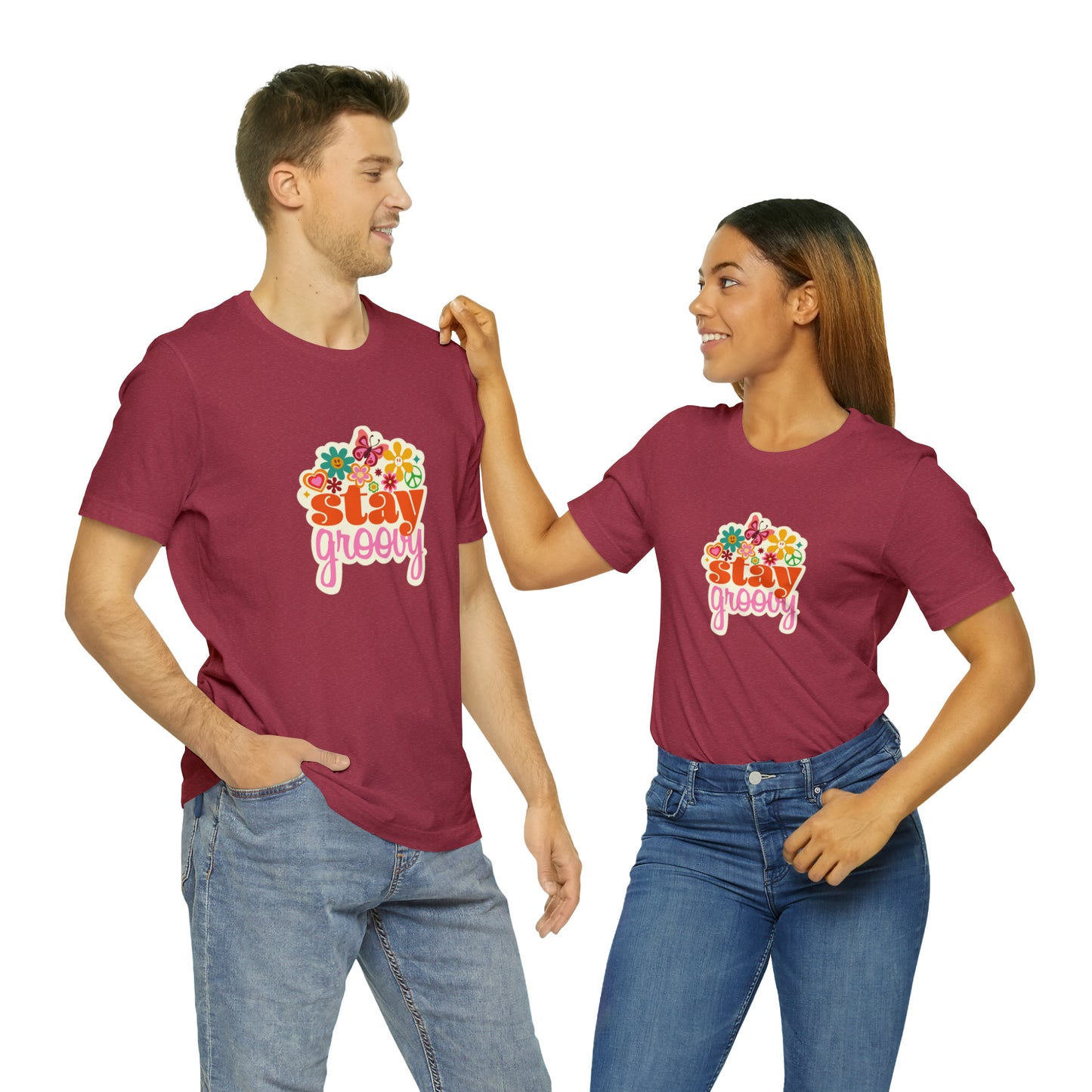 Stay Groovy t-shirt, Hippie shirt, good vibes shirt, summer fun style gift,travel shirt,best friend trip vacation trip
