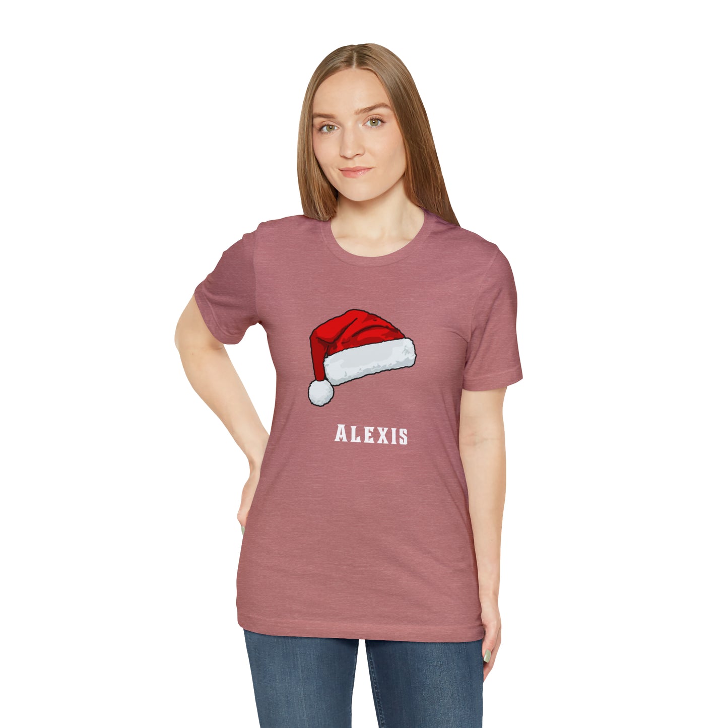 Matching Family Christmas Shirts, Santa claus Hat family tshirts Family Christmas Shirt, Matching Xmas Tees Custom Christmas T shirt photos
