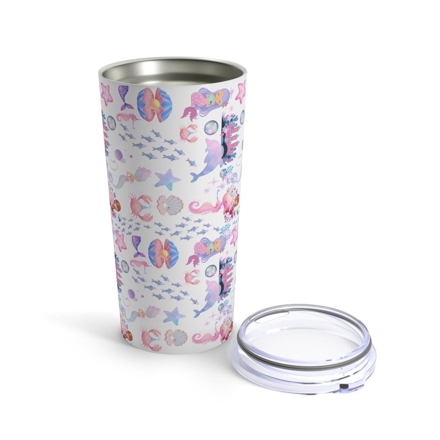 Mermaid birthday gift tumbler Birthday party gift for her Appreciation week skinny Steel Tumbler 20oz Christmas gift