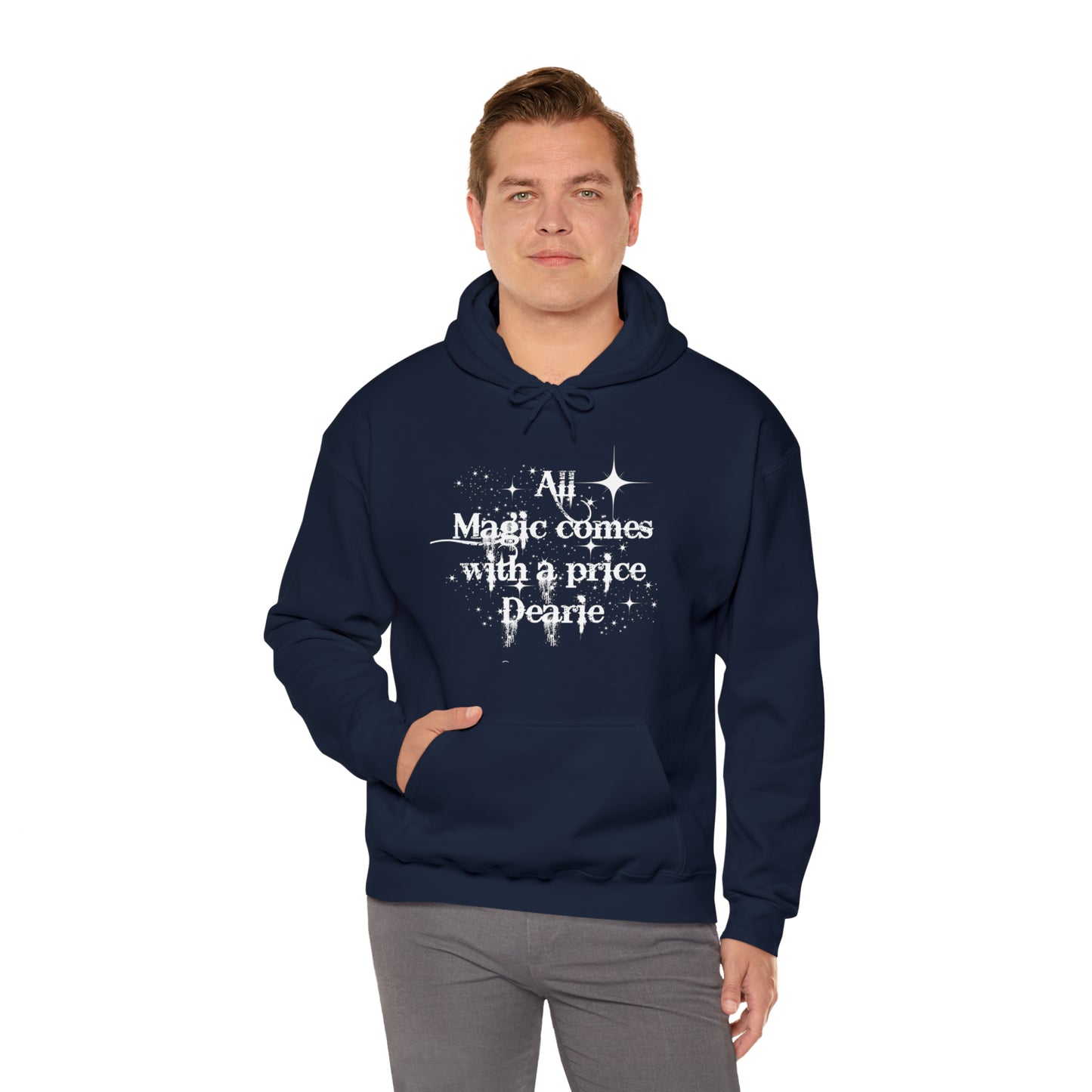 All magic comes with a price Dearie hoodie,OUAT Fan gift, Rumpelstiltskin gift for her, Christmas gift, Unisex Heavy Blend Hooded Sweatshirt