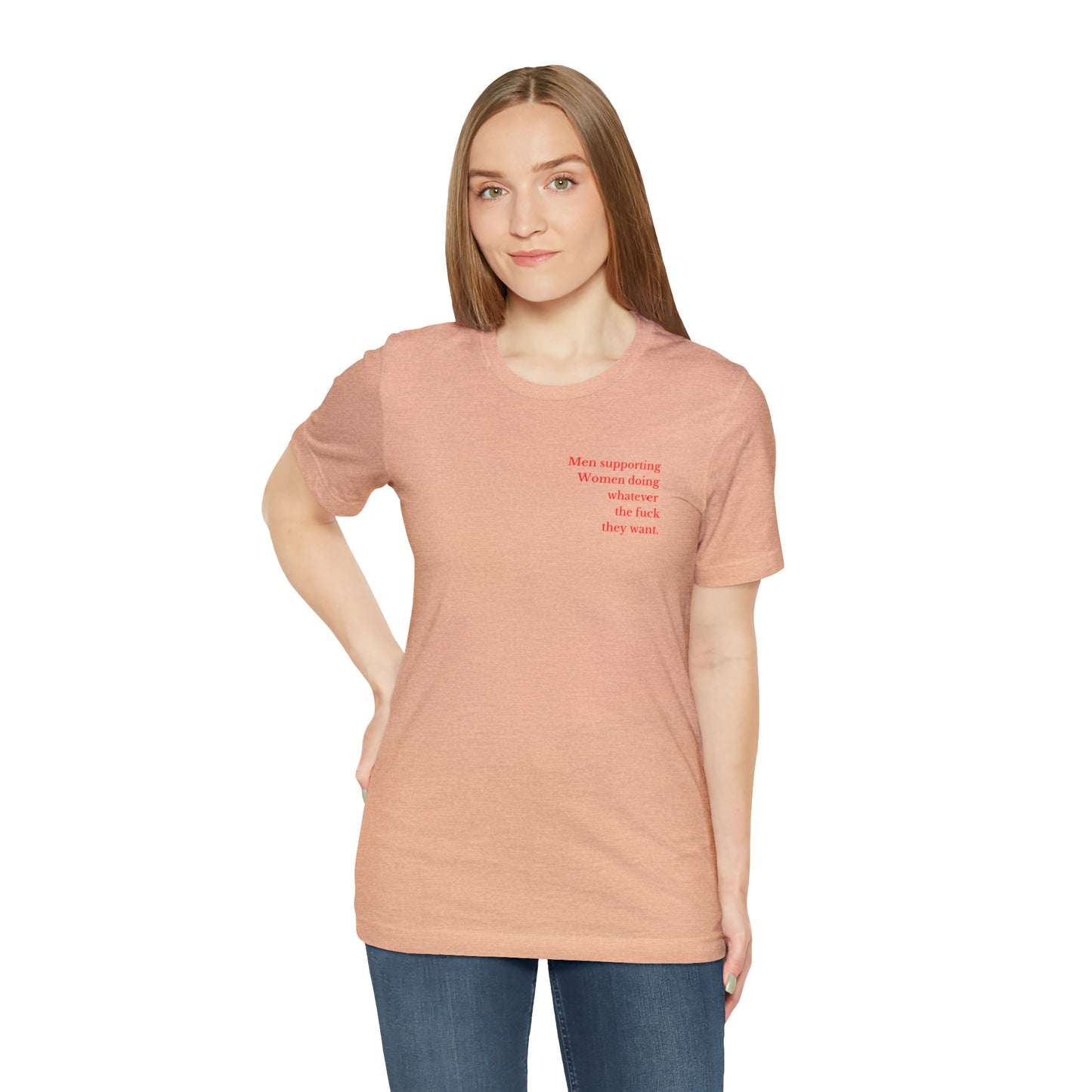 Men supporting women shirt gift for him Christmas gift Party