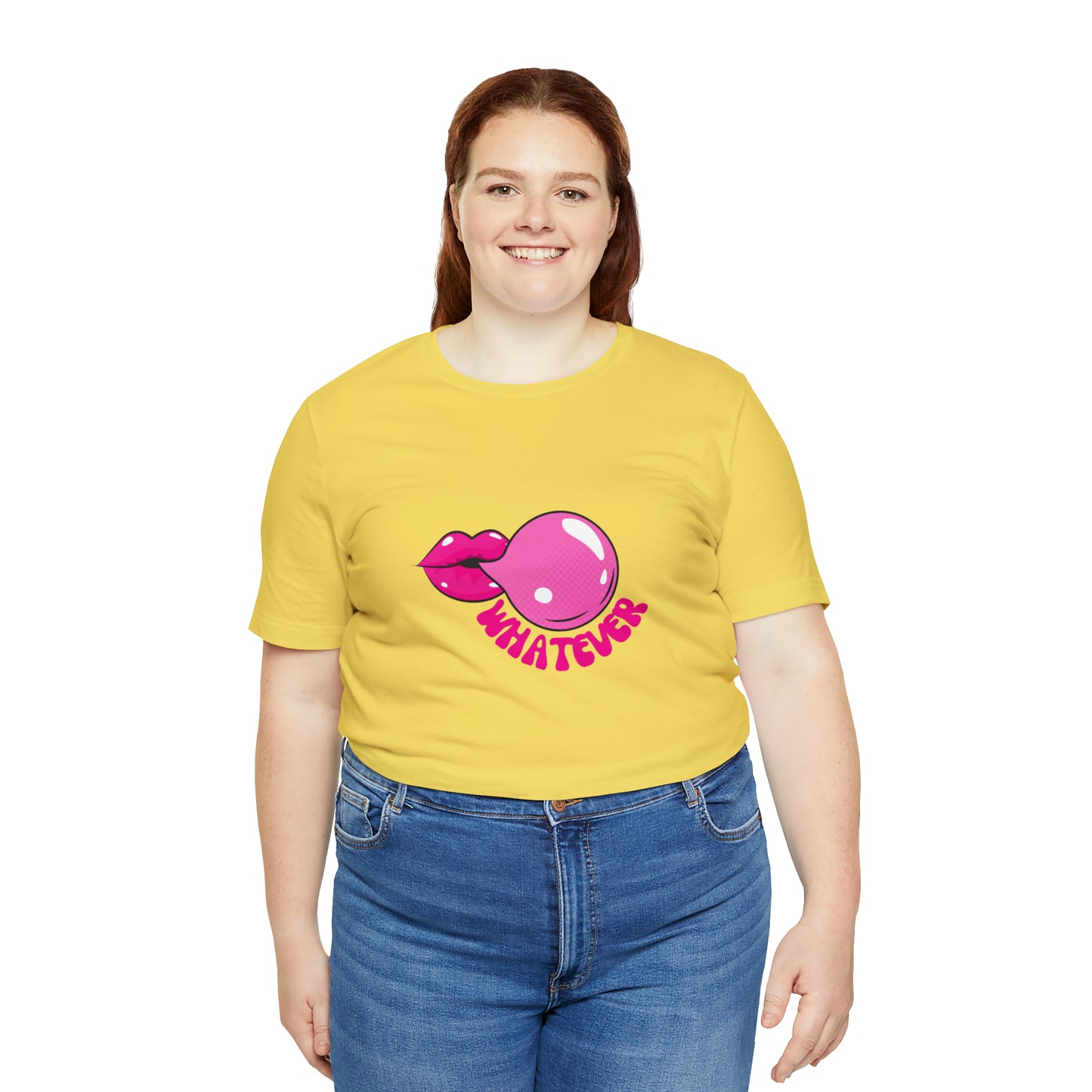 Whatever bubblegum T-Shirt Aesthetic Shirt Trendy Shirt Shirt With Words On Back Positive Gift for him Gift for her boho shirt hippie soul