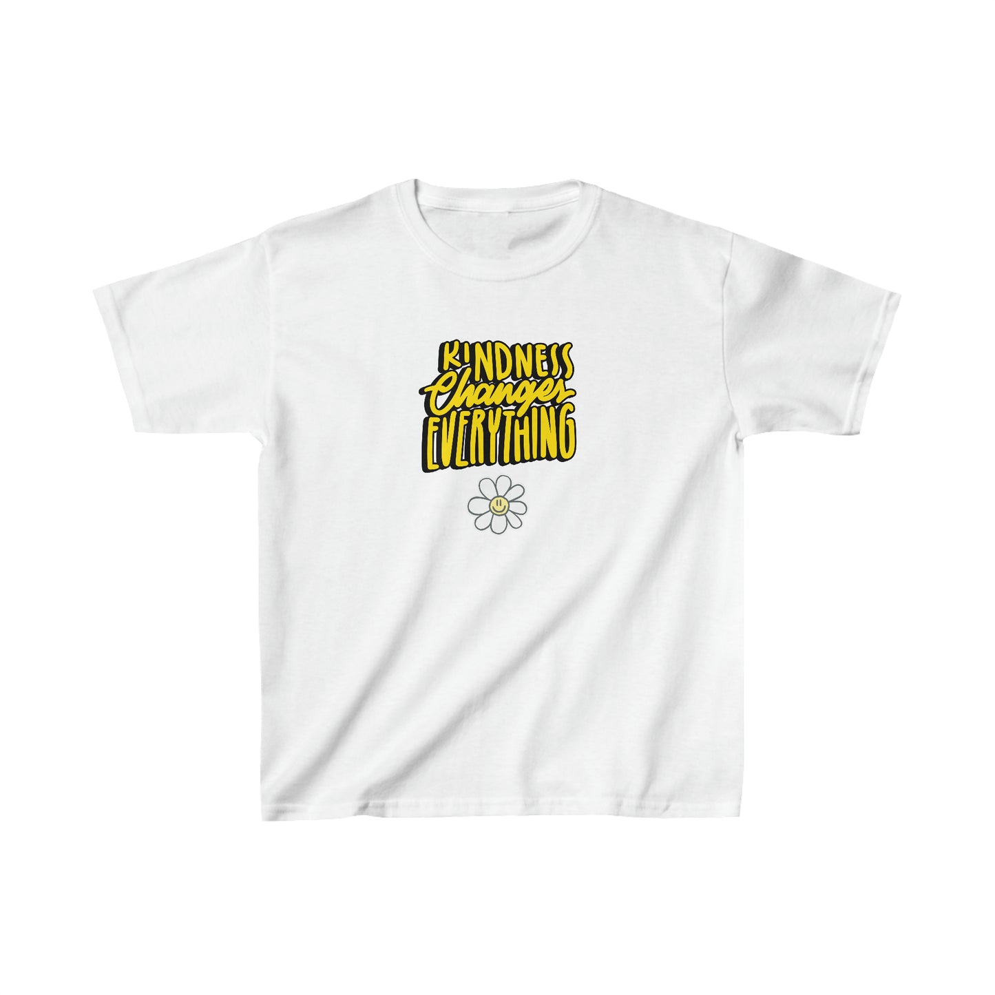 Kindness changes everything shirt kids shirl birthday girl birthday shirt kid wavy birthday party shirt Christmas shirt Rainbow cloud kid shirt birthday shirts