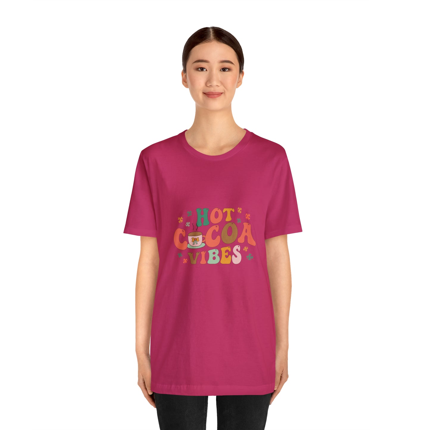 Hot cocoa vibes shirt, Pink autumn vibes Halloween tshirt, Halloween Sweatshirt, spooky T Shirt,Retro Halloween Sweater,Christmas gift