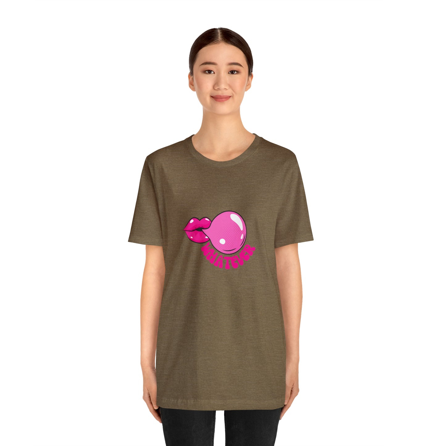Whatever bubblegum T-Shirt Aesthetic Shirt Trendy Shirt Shirt With Words On Back Positive Gift for him Gift for her boho shirt hippie soul