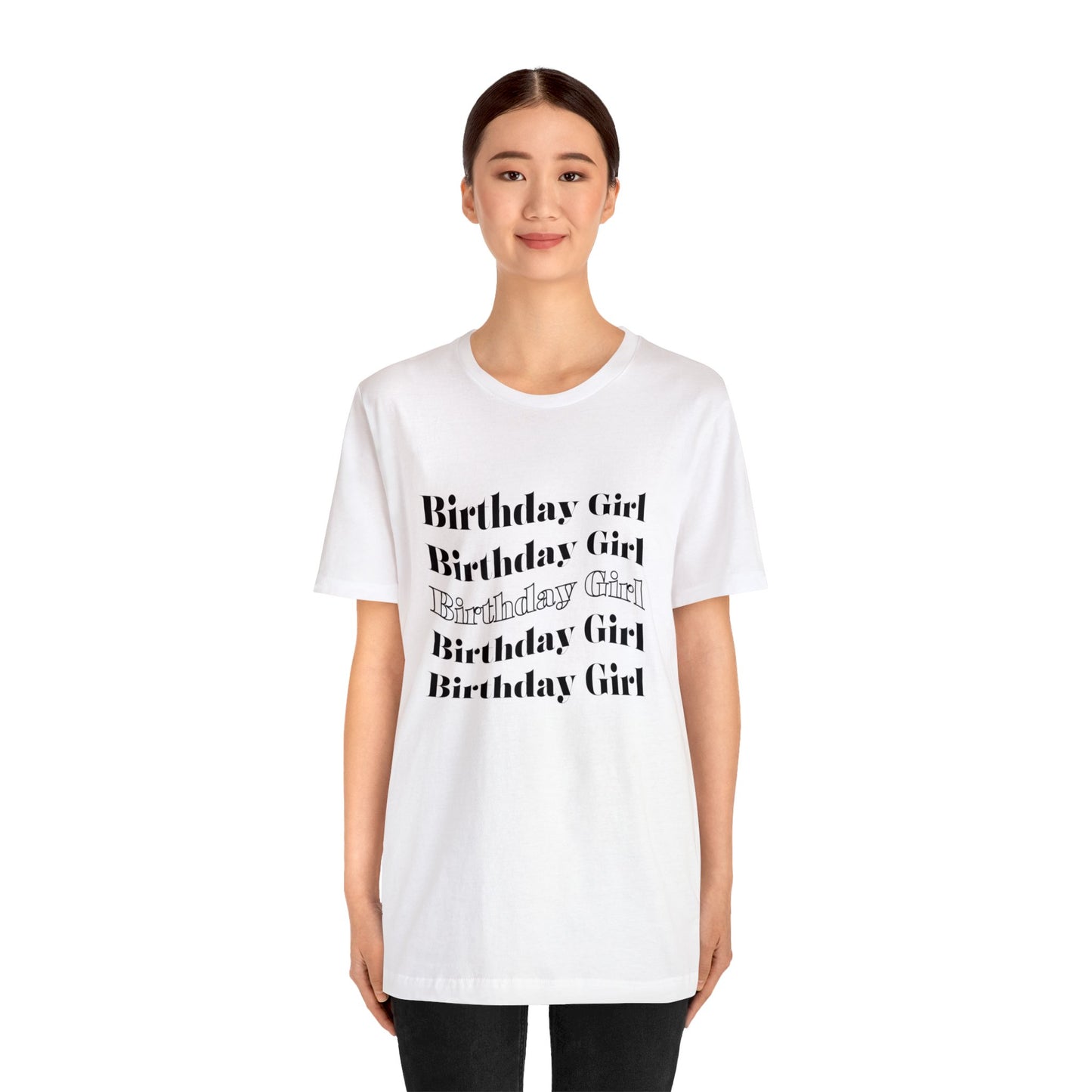 Birthday girl shirt gift for her best friend gift wavy shirt birthday party attire month funny T-shirt birthday gift Christmas gift for him