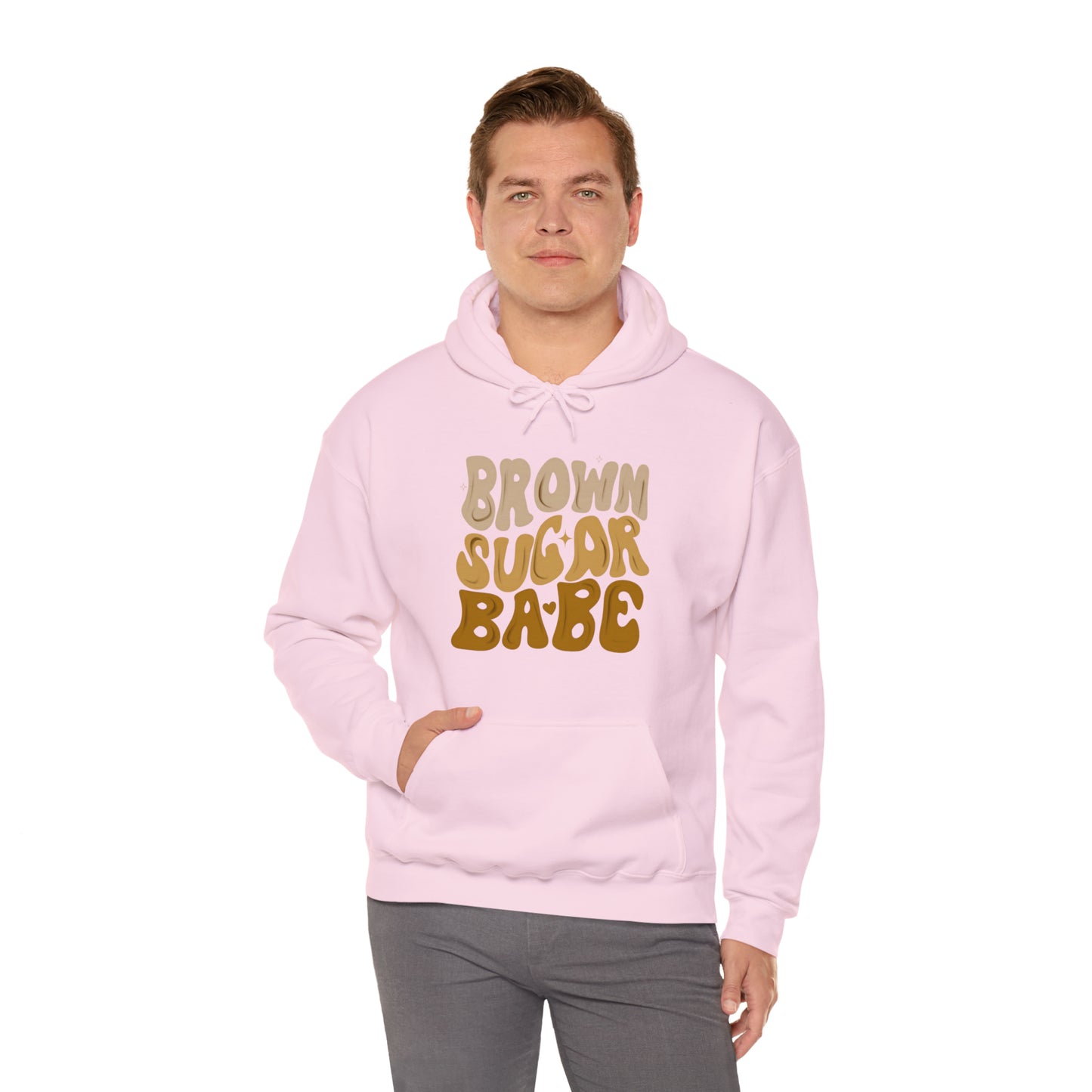 Brown sugar babe hoodie, gift for her, best friend gift, birthday vacation, Unisex Heavy Blend Hooded Sweatshirt