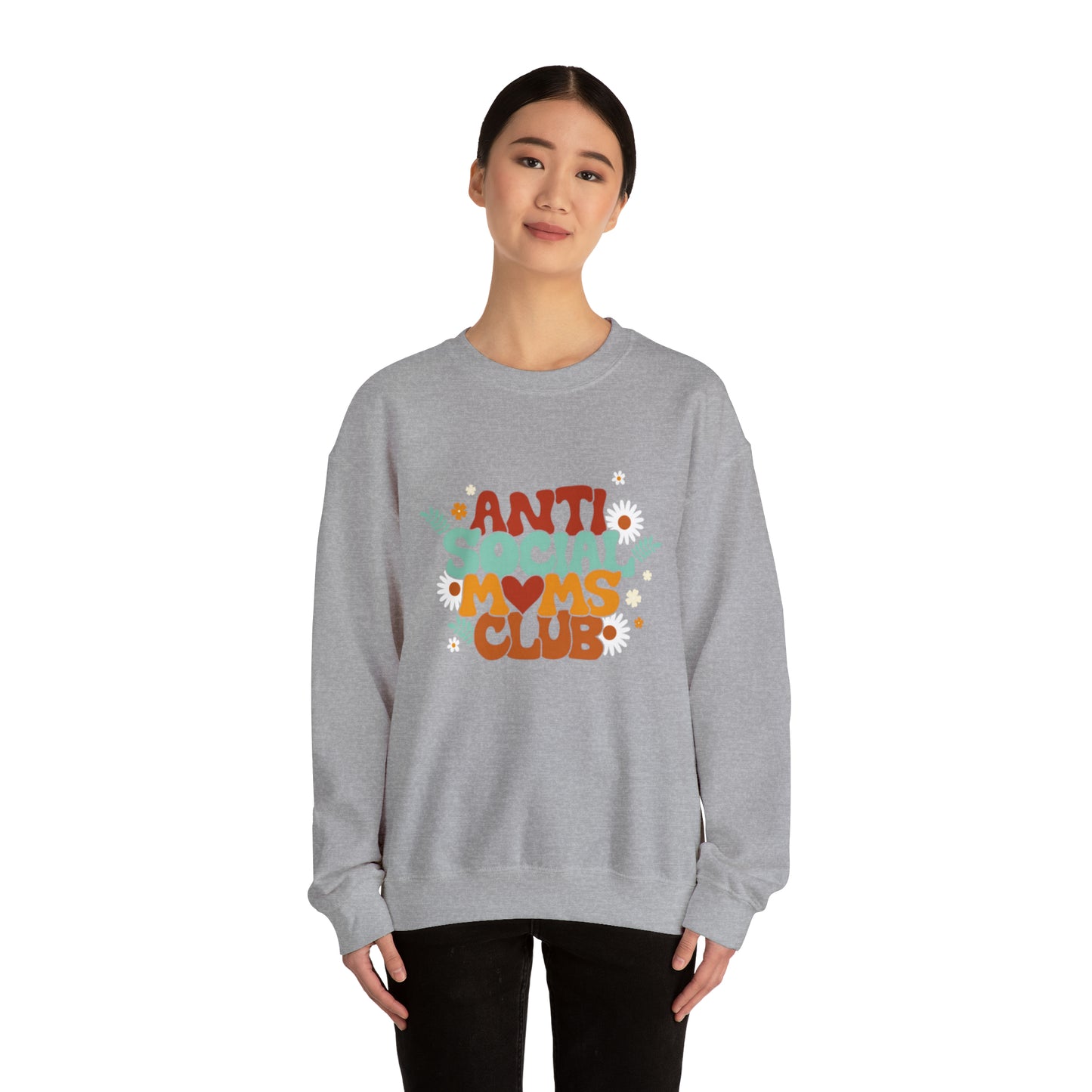 Anti social moms club sweatshirt, Mama Mother Mom sweatshirt, Gift for mom, Christmas gift for her,for him,Birthday gift for her