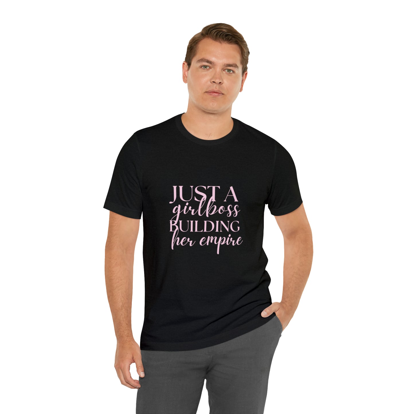 Girlboss shirt, Just a girlboss building her empire tee, Bossbabe sweater, entrepreneur Unisex shirt, vacation shirt, best friend