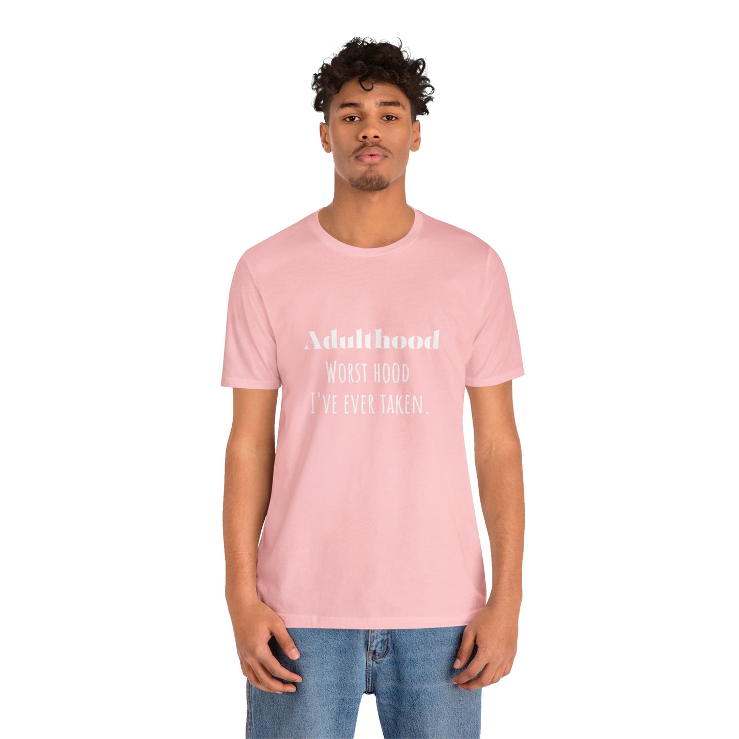 Adulthood shirt funny adulting shirt funny gift for her gift for him  shirt Unisex Tee Retro  T-Shirt best friend vacation shirt beach
