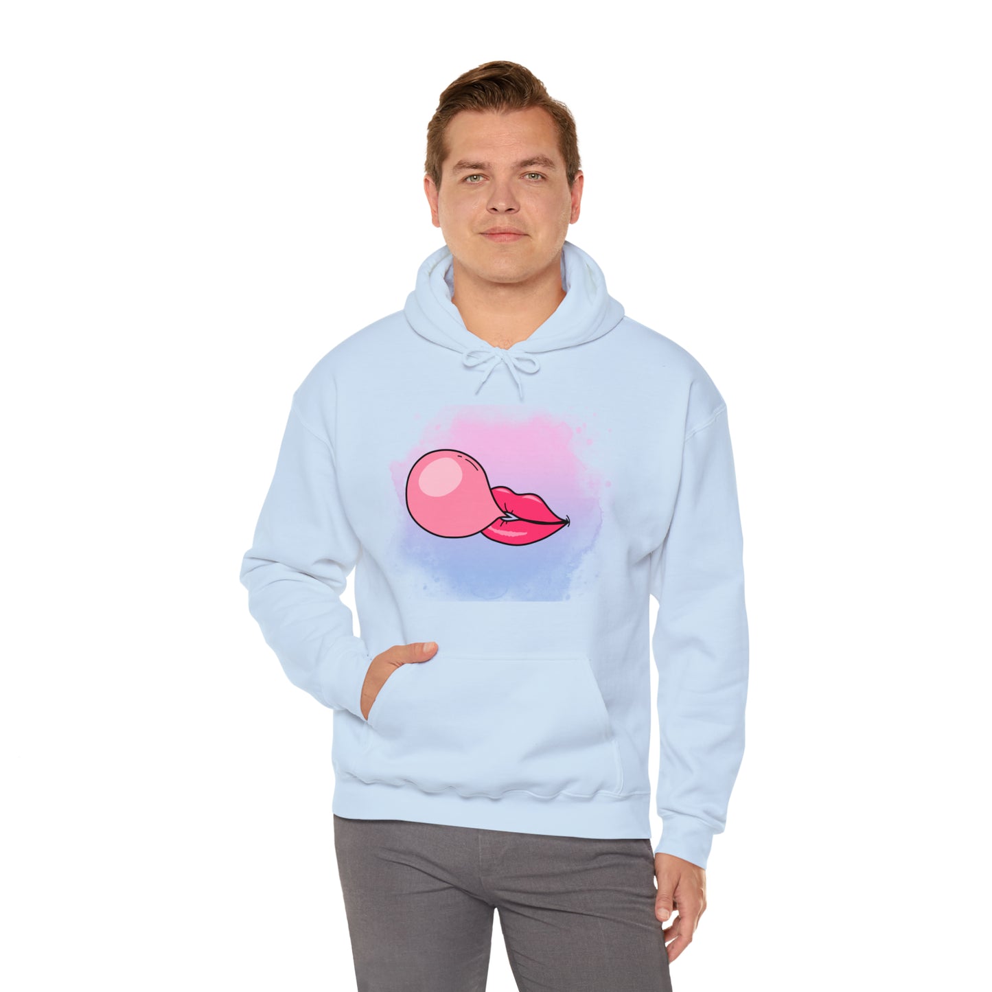 Bubble Gum kiss Hoodie, Summer Bubblegum shirt, Birthday gift for her, Galantine gift for her, best friend gift,birthday vacation,Unisex