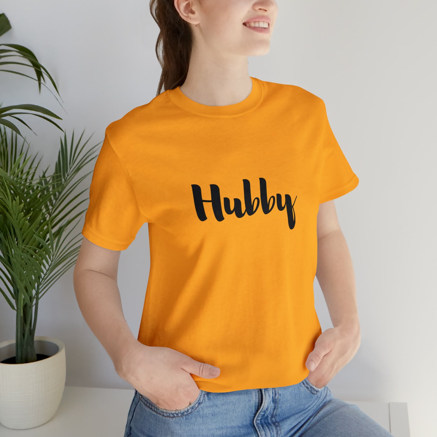 Hubby unisex T-shirt, bride groom attire, bridal party shirts, shower gift,Fathers Day Gift, Dad shirt, Husband birthday,