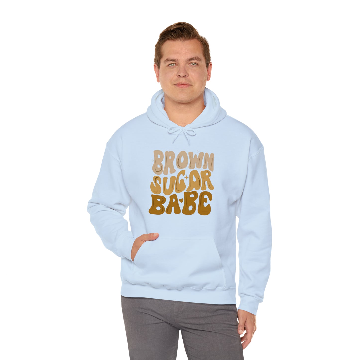 Brown sugar babe hoodie, gift for her, best friend gift, birthday vacation, Unisex Heavy Blend Hooded Sweatshirt