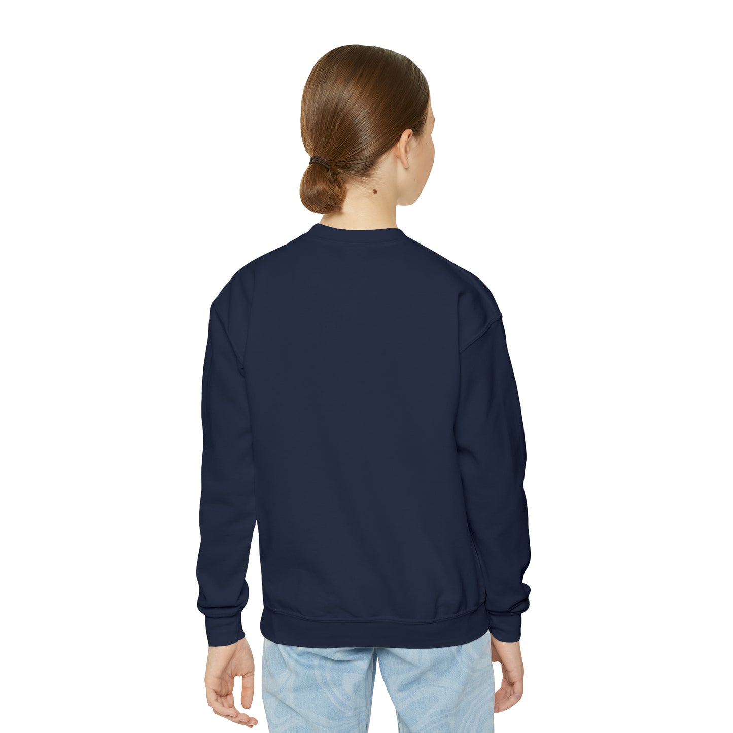 First day of school sweater second grade shirt elementary school style Youth Crewneck Sweatshirt