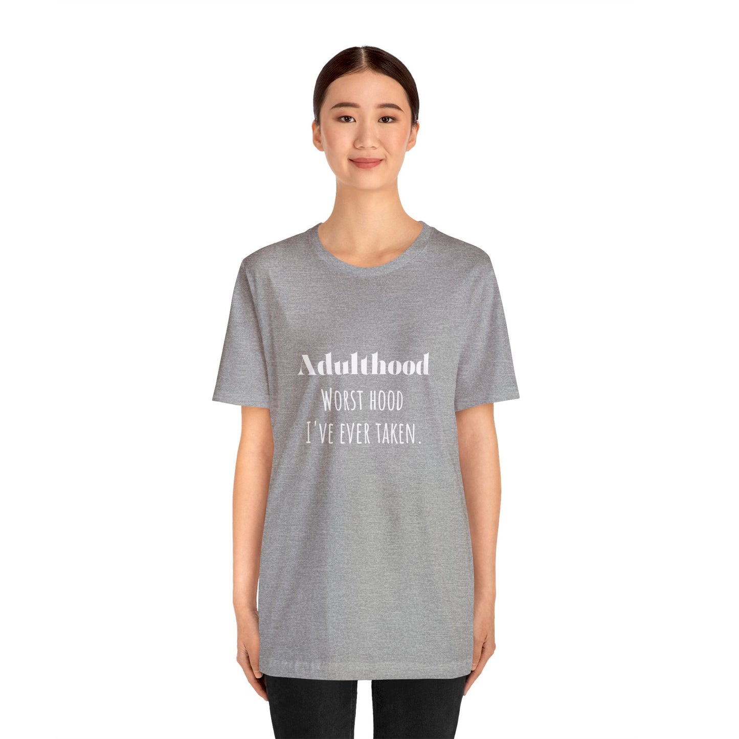 Adulthood shirt funny adulting shirt funny gift for her gift for him  shirt Unisex Tee Retro  T-Shirt best friend vacation shirt beach
