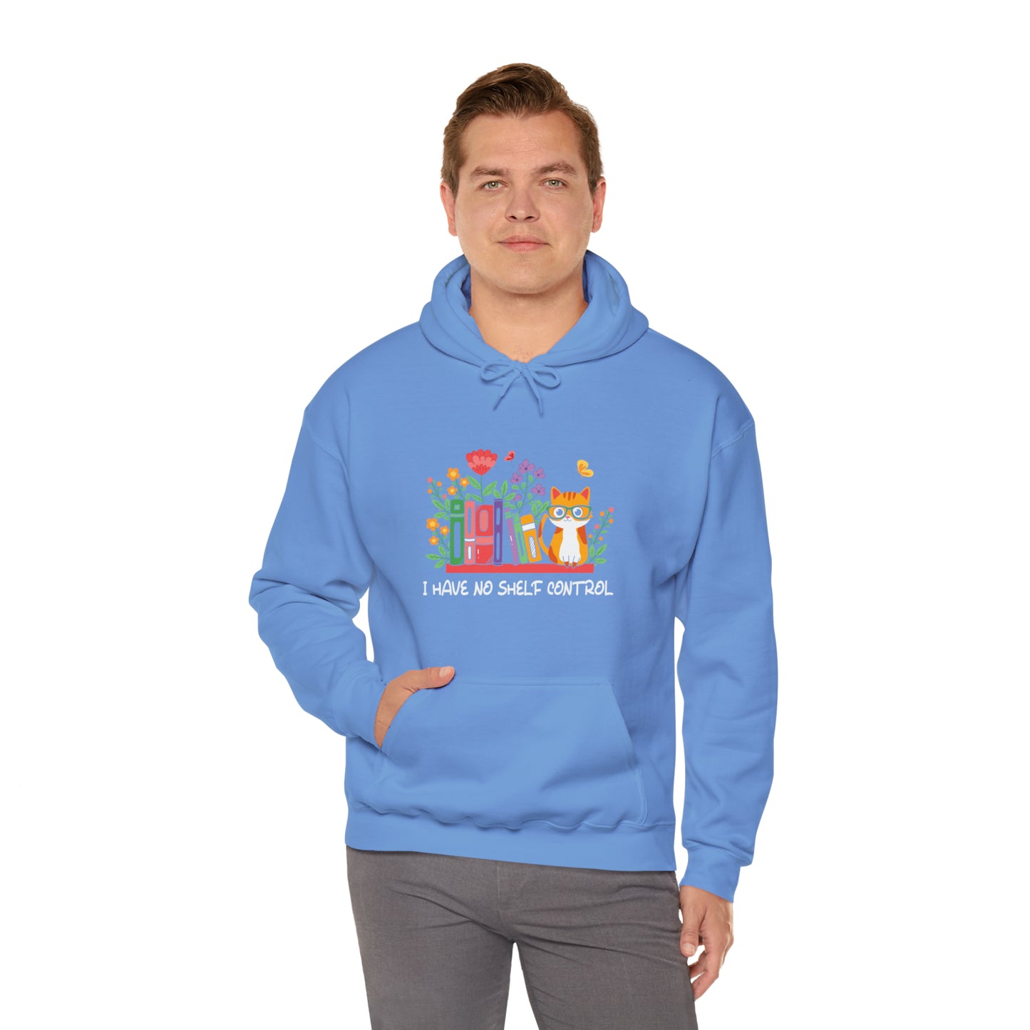 Cat lover hoodie book lover sweater BookShelf control orange cat Shirt Halloween Cat Sweatshirt Gift for Cat Lover Gift for Cat Mom Gift