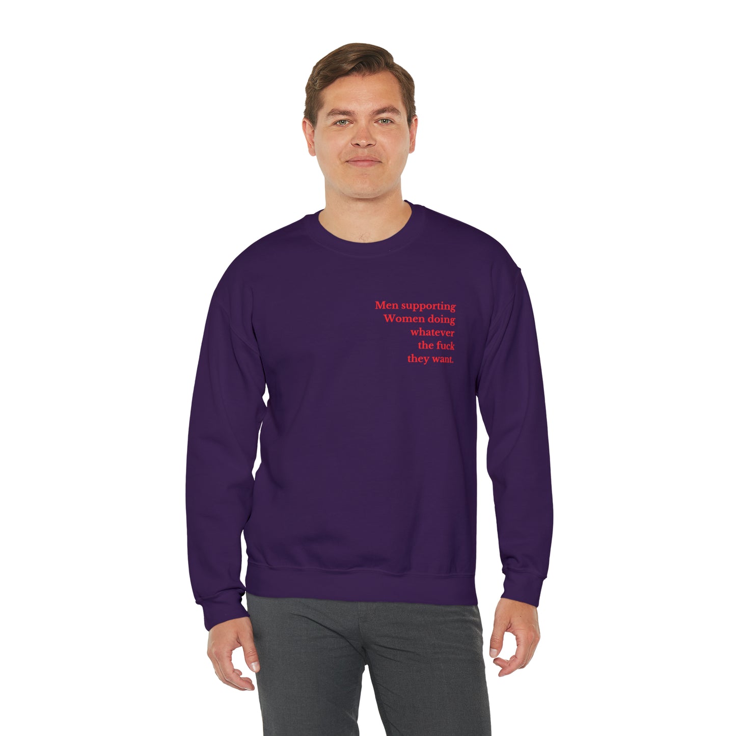 Men supporting women sweater women tights gift for her gift for him Christmas gift