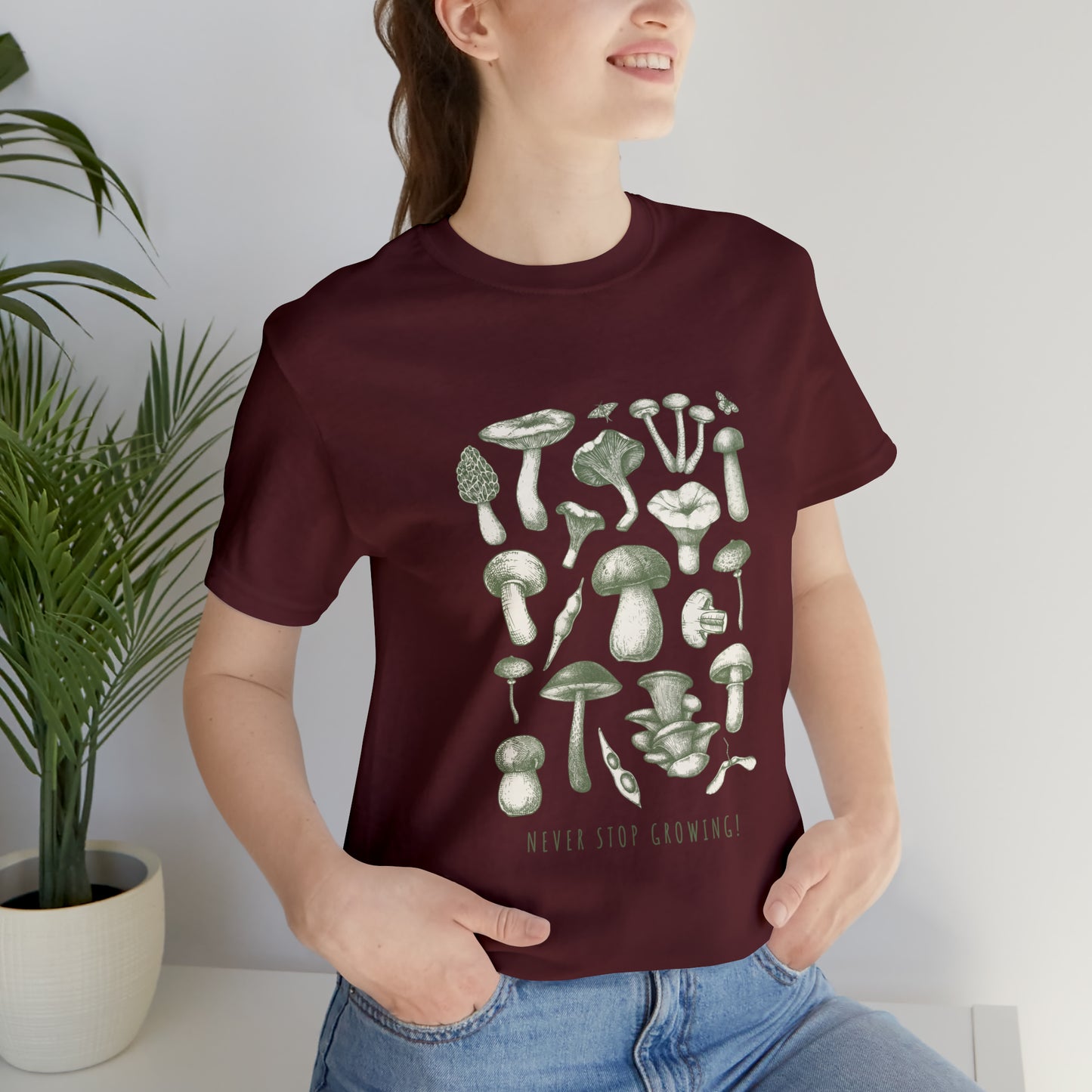 Mushroom tshirt book lover herbology Tshirt Shirt Halloween Gift for Cat Lover Gift for Cat Mom Gift