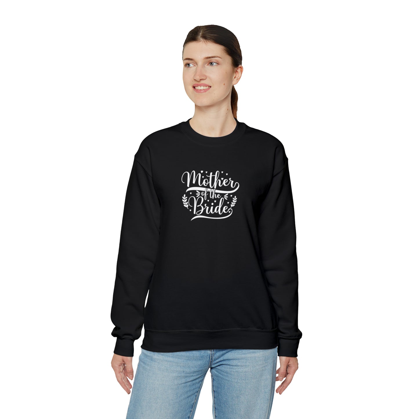Mother of the bride sweatshirt, Red wedding attire, gift for Mom, bridal party clothes, yoga wear for her, for him, Birthday gift for her