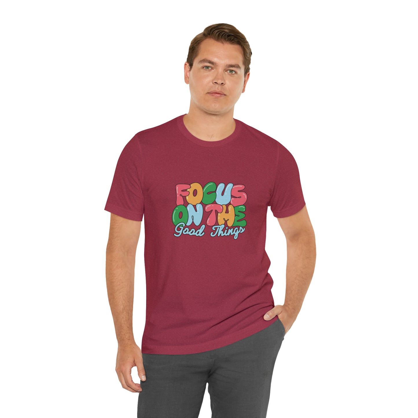 Focus on the good things shirt positive vibes shirt good vibes tee yogawear zen clothes bohemian top Women's Christmas gift for her for him