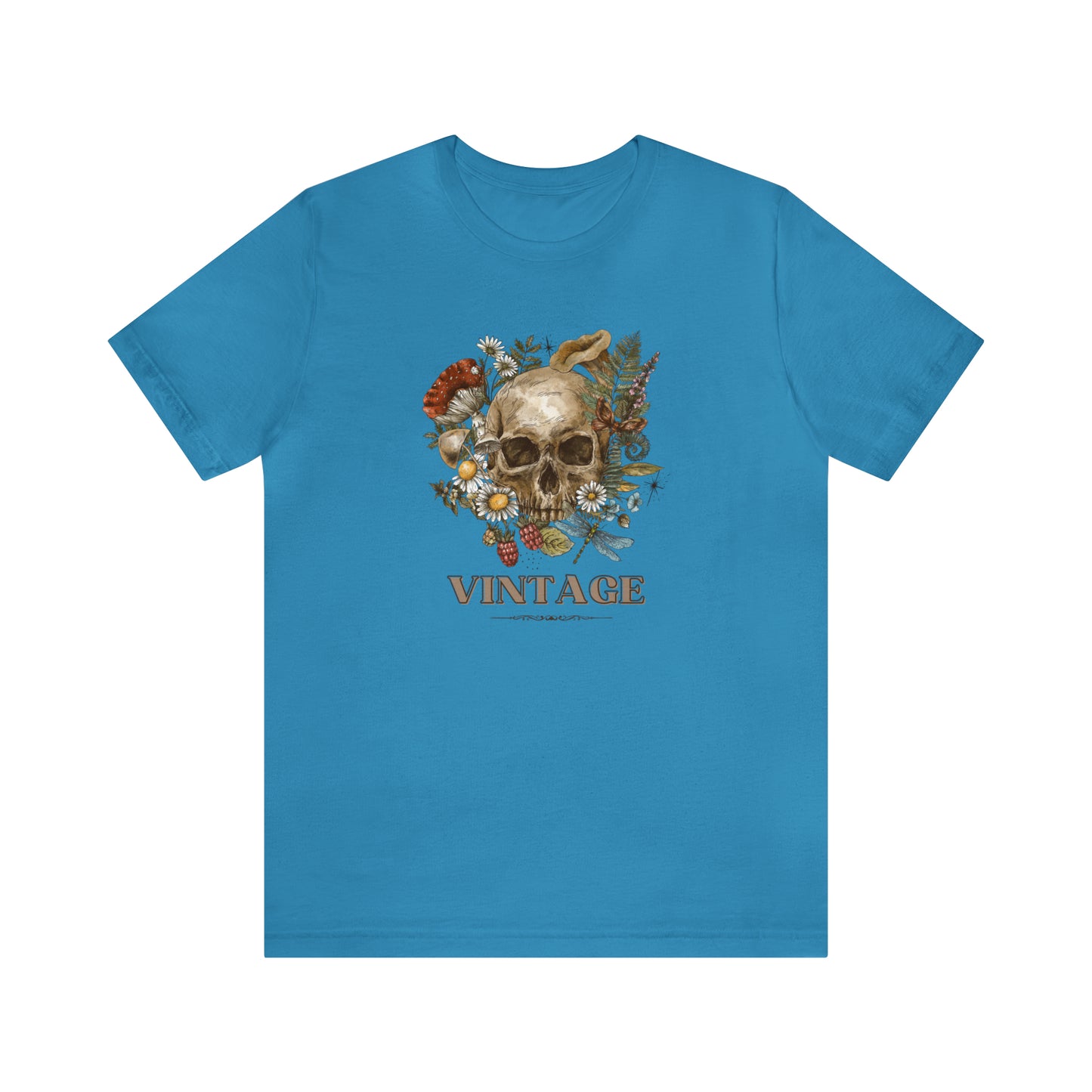 Vintage retro shirt skeleton head shirt Halloween tee Floral Shirt unisex Retro Themed vintage Gift christmas gift