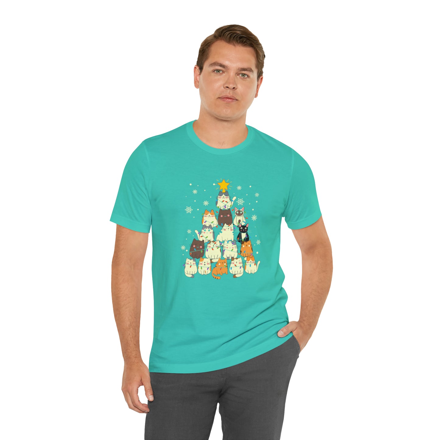 Cat Christmas shirt funny Meow kitty tee Matching Family Christmas Shirt Family Christmas Shirt Matching Xmas Tees Custom Christmas