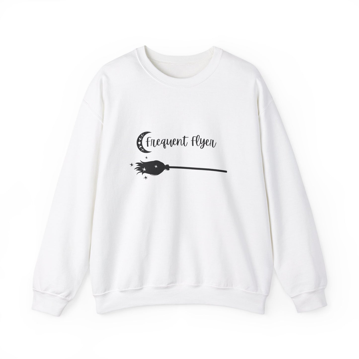 Frequent Flyer sweater Witchy sweatshirt Wicked Halloween sweater Witches broom shirt wizard HalloweenSweatshirt Halloween Sweater Christmas