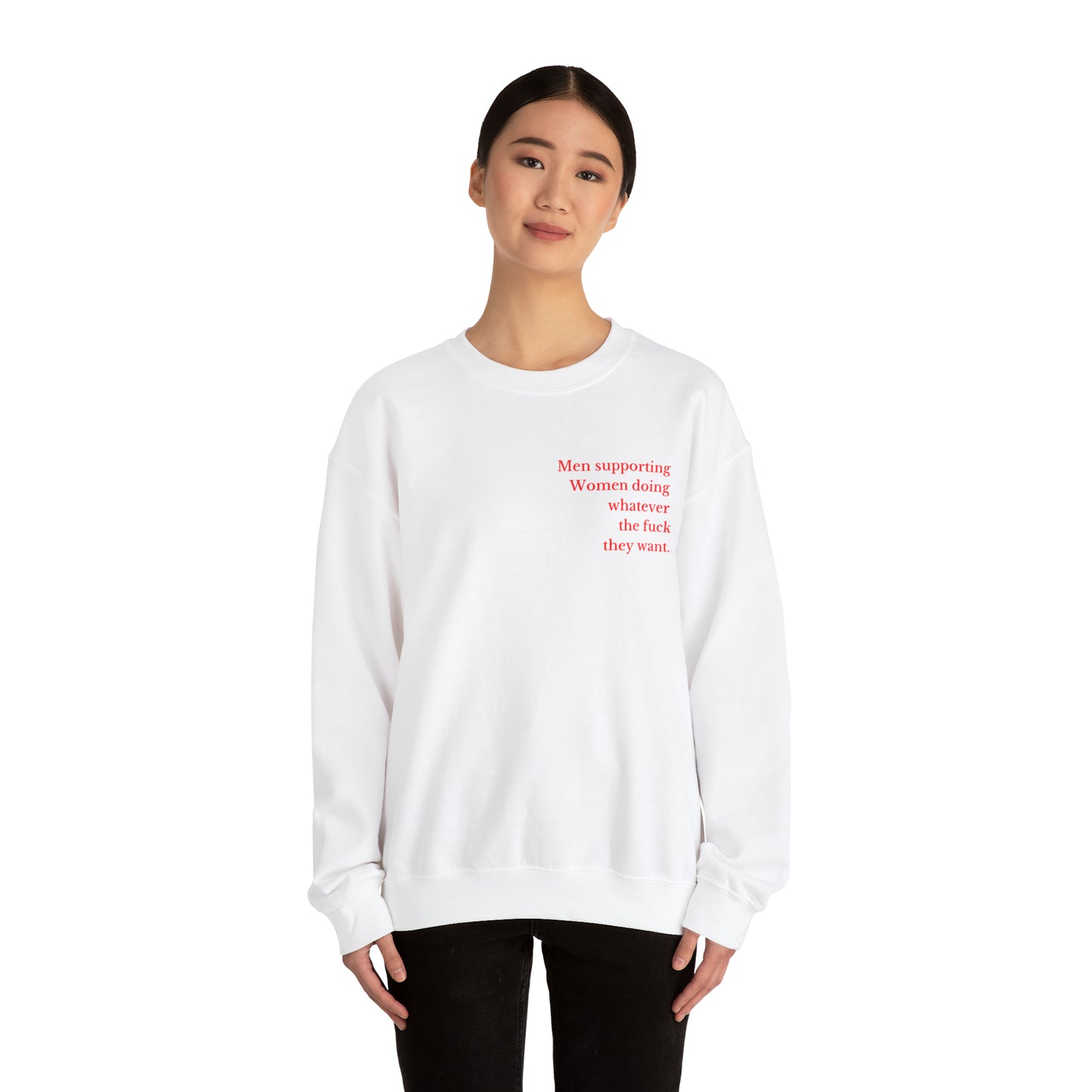 Men supporting women sweater women tights gift for her gift for him Christmas gift