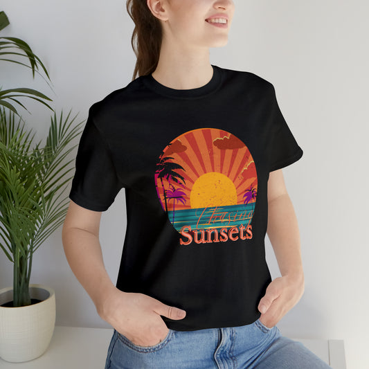 Chasing Sunsets shirt Adventurer shirt Good vibes only T shirt gift for her gift for him vacation shirt best friend
