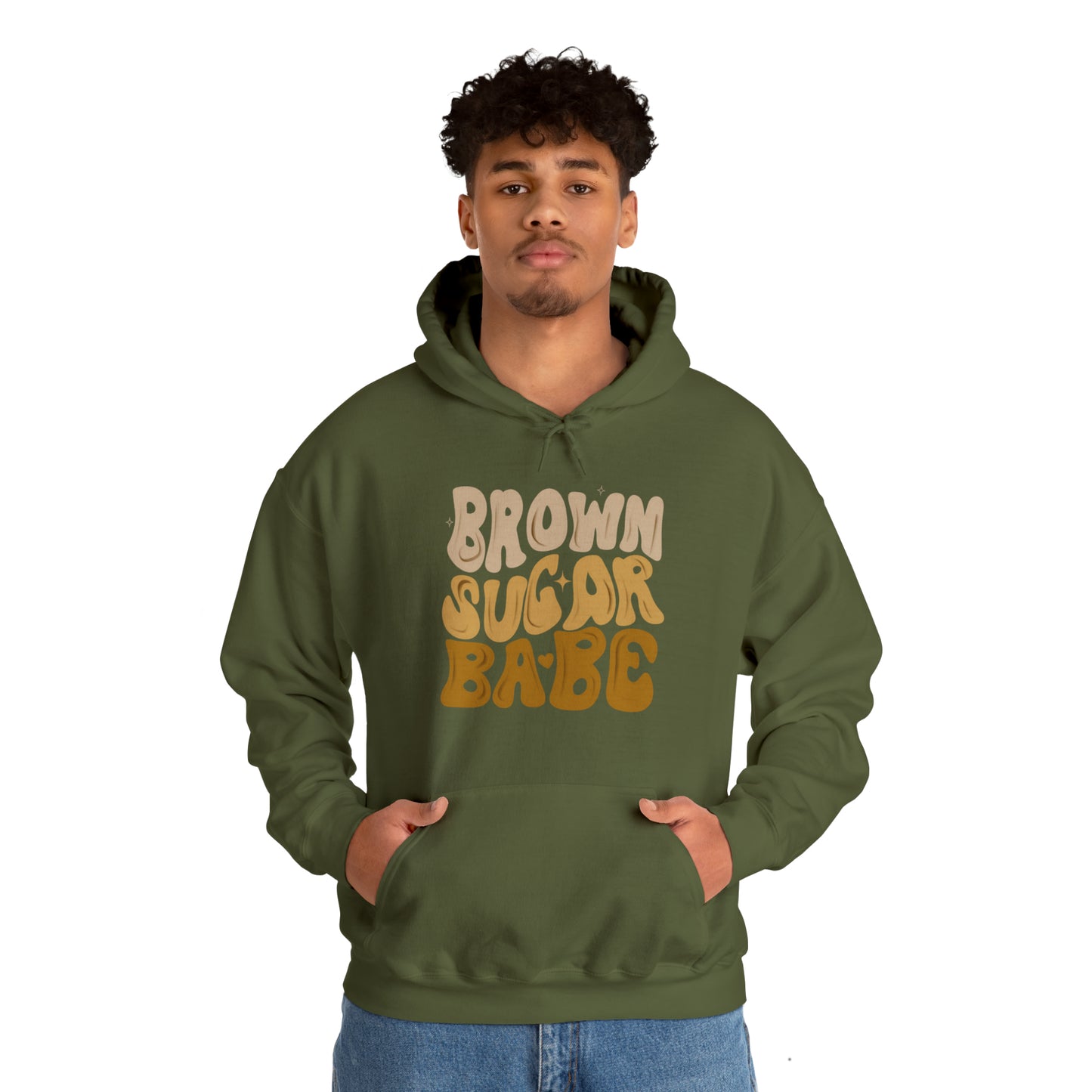 Brown sugar babe hoodie, gift for her, best friend gift, birthday vacation, Unisex Heavy Blend Hooded Sweatshirt