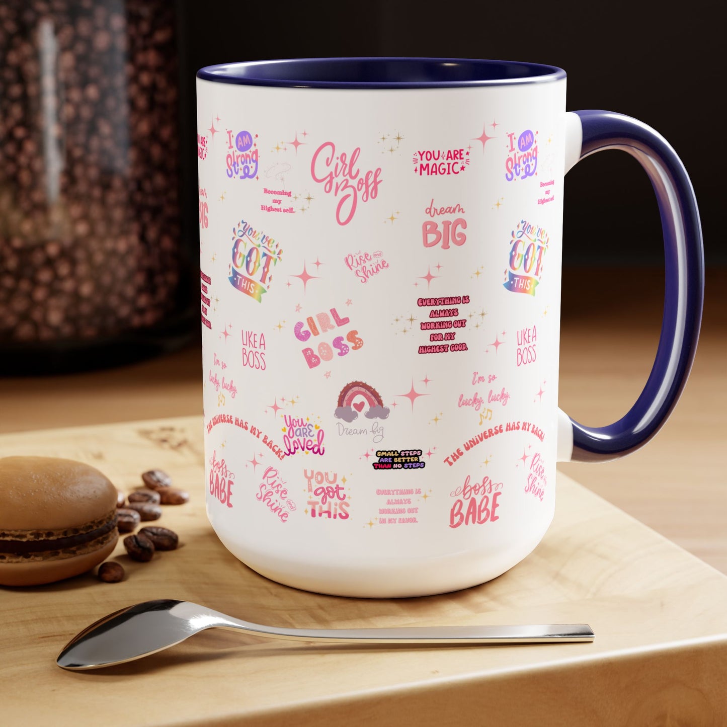 Girl Boss Positive affirmations Coffee Mug boss babe mug birthday gift girlfriend gift boss mug gift for her Mugs tea Christmas gift 15oz