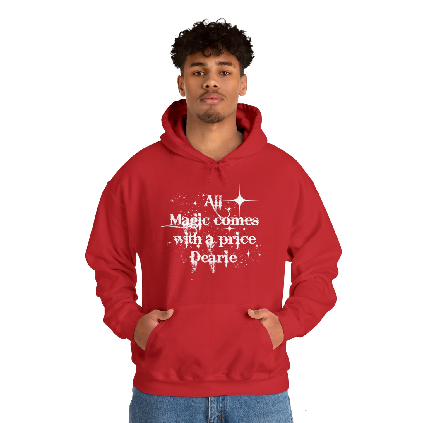 All magic comes with a price Dearie hoodie,OUAT Fan gift, Rumpelstiltskin gift for her, Christmas gift, Unisex Heavy Blend Hooded Sweatshirt